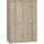 Forte Kommode TEMPRA 2 73,7 x 111,1 x 34,8 cm Sonoma Eiche / Beige