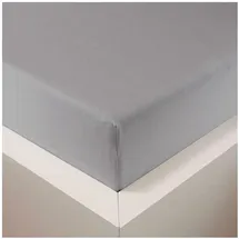 Traumschlaf Spannbettlaken Jersey-Lyocell 120 x 200 cm grau/silber