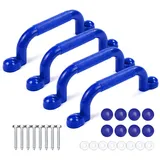 Relaxdays Klettergerüst-Griffe im Set Blau