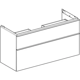 Geberit iCon 118,4x61,5x47,6cm, 2 L, Eiche/Gr. la. ma