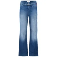 Cartoon Damen Stretch-Jeans mit Stickerei Blau,44 - 44