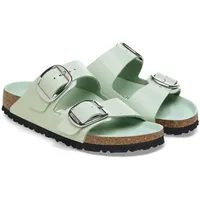 Birkenstock Arizona Big Buckle Natural Leather Patent Surf-Green Schmale Weite 40 - 40 EU Schmal