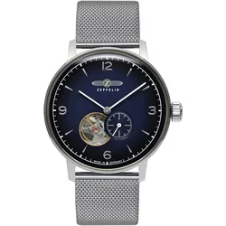 Zeppelin 8066M-3_n Herrenuhr Automatik Hindenburg mit Mesh-Armband