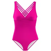 LASCANA Badeanzug Damen pink Gr.42 Cup C