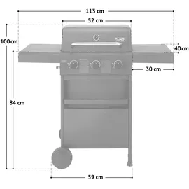 TAINO Compact 3+0 Gasgrill