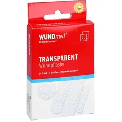 Pflaster 4 Größenn transparent + wasserfest