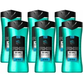 Axe 3-in-1 Duschgel & Shampoo Ice Chill 6 x 400 ml