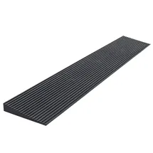 XPOtool Türschwellenrampe 900x80x8 mm für Rollstuhl & Rollator schwarz
