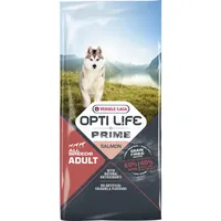 Versele-Laga Opti Life Prime Adult Salmon 12,5kg - Getreidefreies Futter für ausgewachsene Hunde mit Lachs