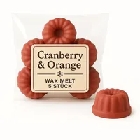⭐⭐⭐⭐⭐ 5er Set - Winter & Weihnachts Duftwachs | Melts | Duftkerzen | Raumduft (Cranberry & Orange)