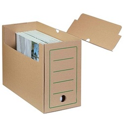 10 Cartonia Archivboxen braun 15,0 x 34,0 x 25,2 cm