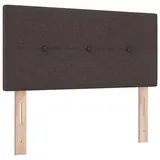 vidaXL Kopfteil mit Kopfteil Dunkelbraun 80 cm Stoff