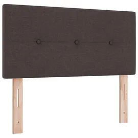 vidaXL Kopfteil mit Kopfteil Dunkelbraun 80 cm Stoff