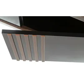 Forte Lowboard ¦ schwarz ¦ Maße (cm): B: 162 H: 56 T: 42.0