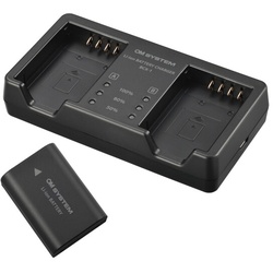 OM System Ladegerät Kit SBCX-1 mit Akku BLX-1