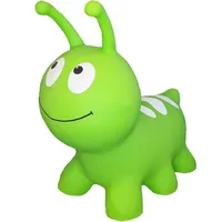 GERARDO'S Toys Jumpy Hüpftier grüne Wurm - Hüpftiere ab 1 Jahr und ab 2 Jahre - Aufblasbare Tiere Spielzeug Draussen oder Drinnen für Kleinkinder ab 12 Monaten...