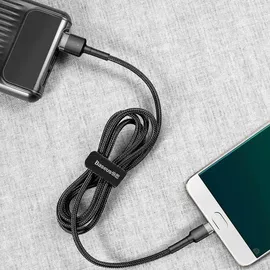 Baseus Cafule Cable - Double SIDE USB A, Usb C, USB 2.0, Schwarz