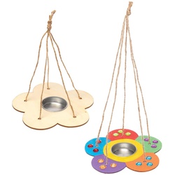 Bienen & Schmetterling Futterhäuschen aus Holz (pro Set 3) Basteln mit Holz