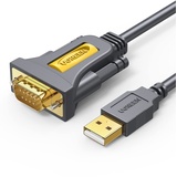 Ugreen USB auf RS232 Seriell Kabel USB Seriell DB9 mit PL2303 Chipsatz, Kompatibel mit Router (1M)