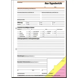 Sigel Bautagebuch A4 Liniert Grün