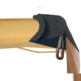 Mendler Vollkassetten-Markise T124 5 x 3 m grau