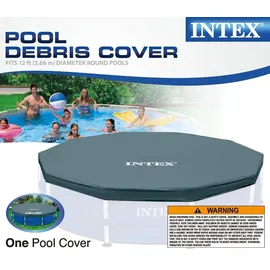 Intex Abdeckplane für Frame Pool 366 cm blau 28031