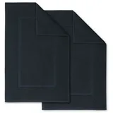 Blumtal Premium Frottier Badteppich Dunkelblau 50 x 80 cm