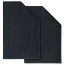 Blumtal Premium Frottier Badteppich Dunkelblau 50 x 80 cm