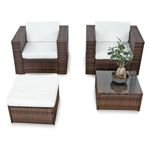 Polyrattan Gartenmöbel Lounge Möbel Sitzgruppe Lounge Hocker Tisch Sessel Sofa