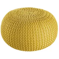 amagohome Pouf 45 x 45 x 45 cm Gelb