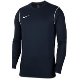 Nike Boys Y NK Dry PARK20 Crew TOP Langarmtrikot, Obsidian/White/White, M