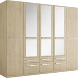 Priess Wäscheschrank Barcelona 230 x 193 x 54 cm Braun/Beige