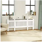 Homcom Heizkörperverkleidung ausziehbar 125-201 x 19 x 81,5 cm