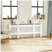 Homcom Heizkörperverkleidung ausziehbar 125-201 x 19 x 81,5 cm