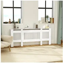 Homcom Heizkörperverkleidung ausziehbar 125-201 x 19 x 81,5 cm