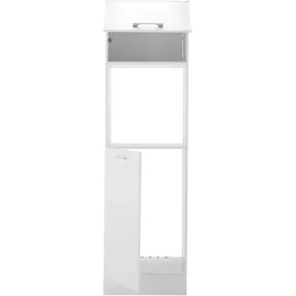 BASIC by Balculina Turin Mehrzweckschrank 60 x 211 x 57 cm Weiß
