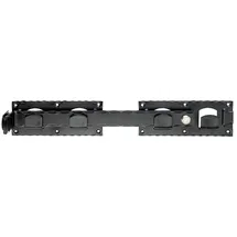 GAH Alberts Doppeltorüberwurf glatt/hämmert Schwarz 423 x 70 mm