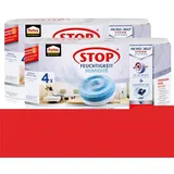 Henkel Pattex Stop Feuchtigkeit Aero 360° Luftentfeuchter Nachfüllpack 4x450g Neutrale-Tabs - Vorbeugend gegen Feuchtigkeit, schlechte Gerüche und Schimmel (2er Pack)