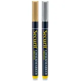 Securit Kreidemarker Original Small 2 St. Gold/Silber