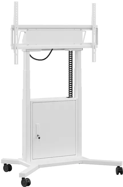 Hagor HP Twin Lift M-W 8248 - mobiler motorischer Display-Rollwagen 55-86 - max...