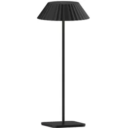 Dekorative LED Akku Tischleuchte Muffin - Schwarz