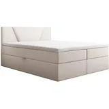 Best For Home Boxspringbett 140 x 200 cm Creme