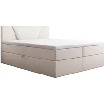 Best For Home Boxspringbett 140 x 200 cm Creme