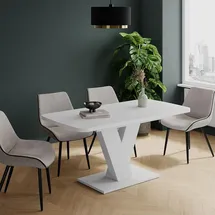 Vicco Fenaro 120 x 77,4 x 80 cm ausziehbar weiß