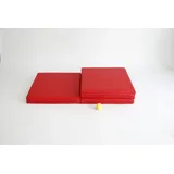 Turnmatte Klappbar 180 x 70 x 8 cm Rot Weichbodenmatte Gymnastikmatte EINHEITSGRÖSSE