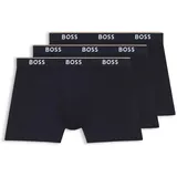 Boss Power Boxershorts 3 Einheiten Open Blue M