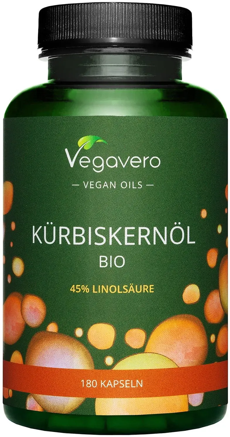 Vegavero Kürbiskernöl BIO Kapseln 180 St