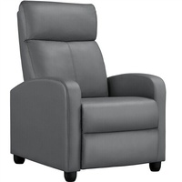 Relaxsessel Einzelsofa Fernsehsessel Polstersessel Liegestuhl Verstellbar Grau