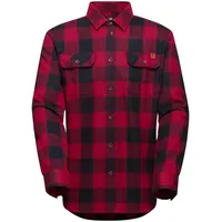 Mammut Tamaro Longsleeve Shirt Men Blood red-Black L