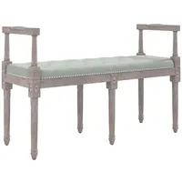 VidaXL Sitzbank Hellgrau 110x40x70 cm Samt
